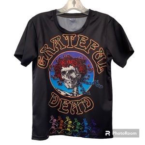 Grateful Dead Short Sleeve Black With Multi Colors T-Shirt Size XS